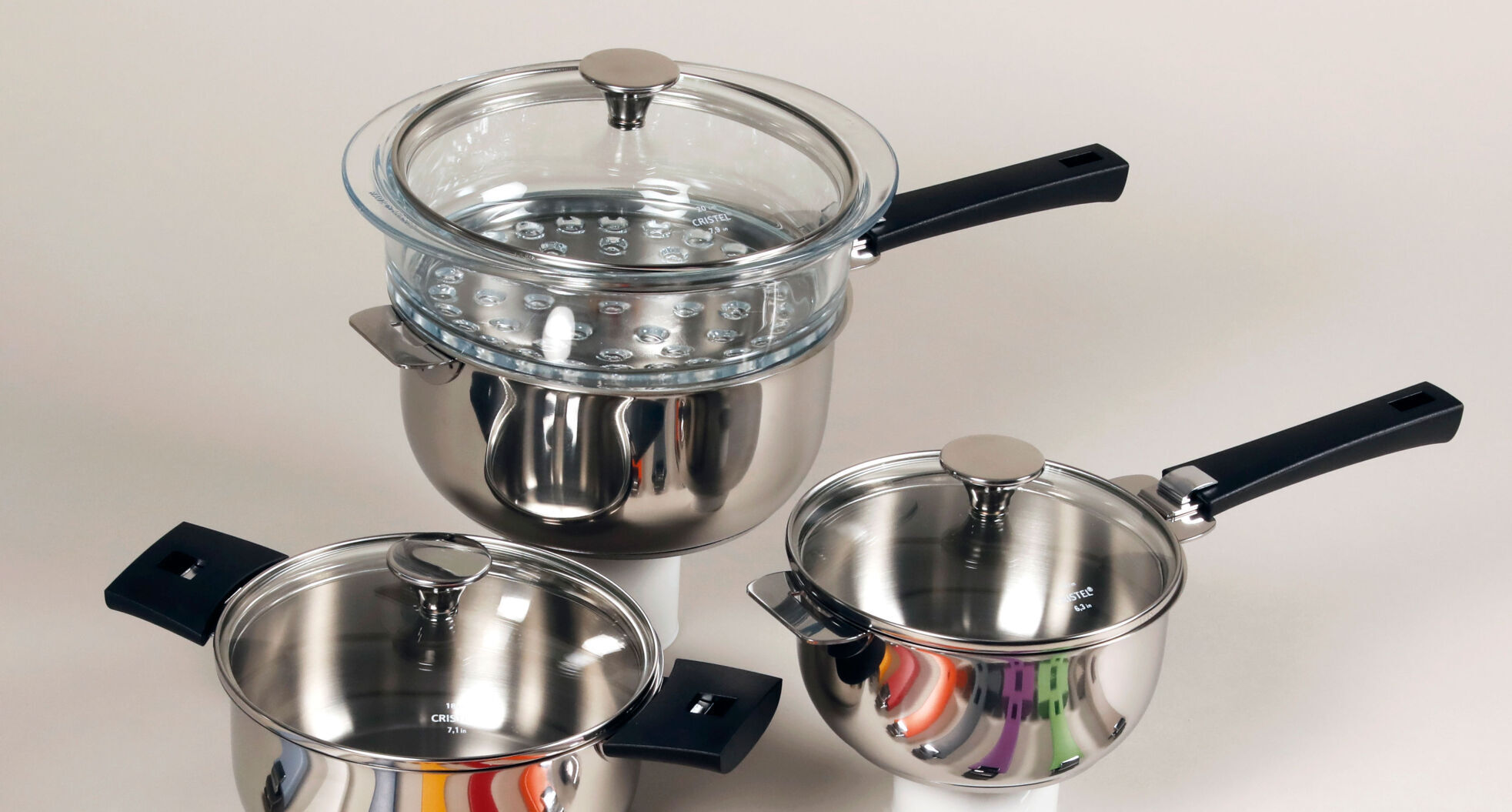 Stainless 3-quart saucepan